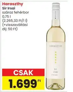 Spar HARASZTHY Sir Irsai ajánlat