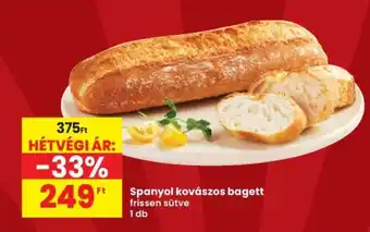 Interspar Spanyol kovászos bagett ajánlat
