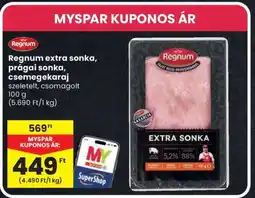 Spar Regnum Extra sonka, prágai sonka, csemegekaraj ajánlat