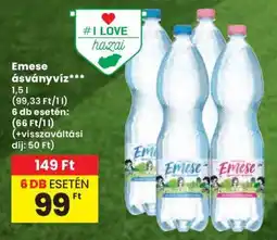 Spar Emese ásványvíz ajánlat