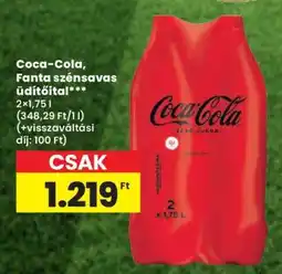 Spar Coca-Cola, Fanta szénsavas üdítőital ajánlat
