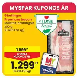 Spar Gierlinger Premium Bacon ajánlat