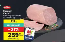 Spar Regnum Löncs ajánlat