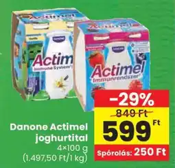 Spar Danone Actimel joghurtital ajánlat