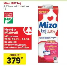 Spar Mizo UHT tej ajánlat