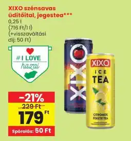 Spar XIXO szénsavas üdítőital, jegestea ajánlat