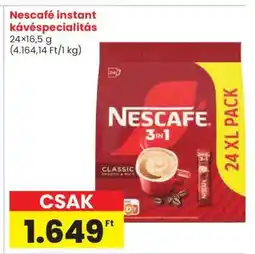 Spar Nescafé instant kávéspecialitás ajánlat