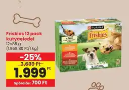 Spar Friskies 12 pack kutyaeledel ajánlat