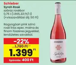 Spar Schieber Syrah Rosé ajánlat