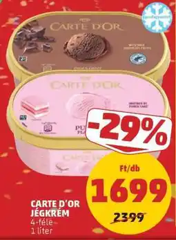 PENNY CARTE D'OR Jégkrém ajánlat