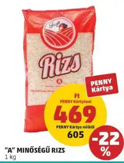 PENNY A Minőségű Rizs ajánlat