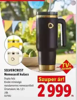 Lidl SILVERCREST Nemesacél kulacs ajánlat