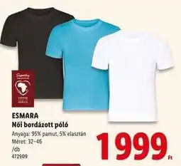Lidl ESMARA ajánlat