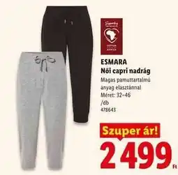 Lidl ESMARA ajánlat