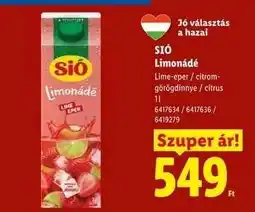 Lidl Sió Limonádé ajánlat