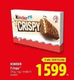 Lidl Kinder ajánlat