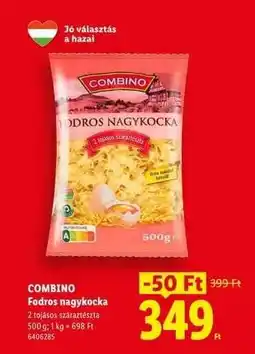 Lidl COMBINO Fodros nagykocka ajánlat