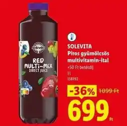 Lidl SOLEVITA ajánlat
