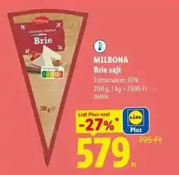 Lidl Milbona Brie sajt ajánlat