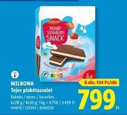 Lidl MILBONA ajánlat