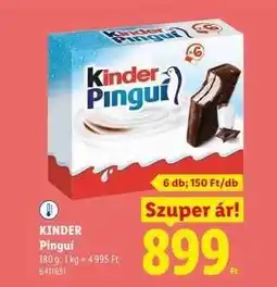 Lidl KINDER Pingui ajánlat
