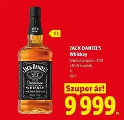 Lidl JACK DANIEL'S Whiskey ajánlat
