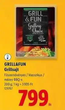 Lidl GRILL & FUN Grillsajt ajánlat