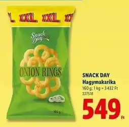Lidl SNACK DAY ajánlat