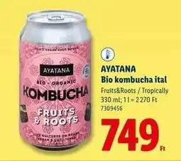 Lidl AYATANA Bio kombucha ital ajánlat