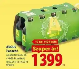 Lidl ARGUS Panaché ajánlat