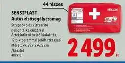 Lidl sensiplast Autós elsősegélycsomag ajánlat