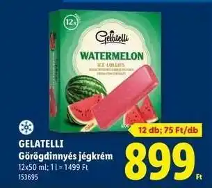 Lidl GELATELLI ajánlat