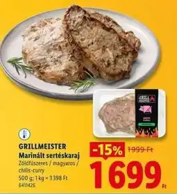 Lidl GRILLMEISTER Marinált sertéskaraj ajánlat