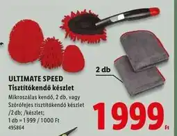 Lidl ULTIMATE SPEED Tisztítókendő készlet ajánlat