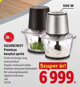 Lidl SILVERCREST Prémium konyhai aprító ajánlat