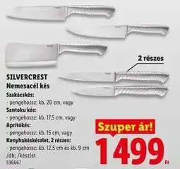 Lidl SILVERCREST Nemesacél kés ajánlat