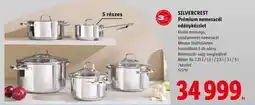 Lidl Silvercrest Prémium nemesacél edénykészlet ajánlat