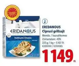 Lidl ERIDANOUS Ciprusi grillsajt ajánlat