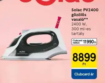 Tesco Solac PV2400 gőzölős vasaló ajánlat