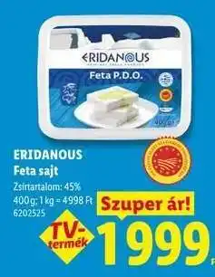 Lidl ERIDANOUS ajánlat