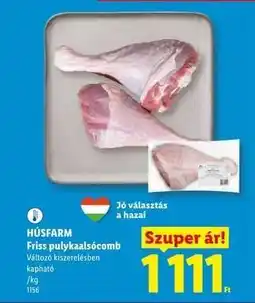 Lidl HÚSFARM Friss pulykaalsócomb ajánlat