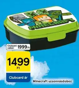 Tesco Minecraft uzsonnásdoboz ajánlat
