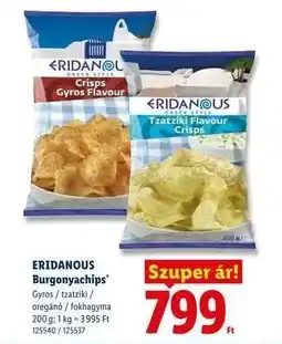 Lidl Eridanous Burgonyachips ajánlat