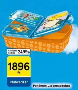 Tesco Pokémon uzsonnásdoboz ajánlat