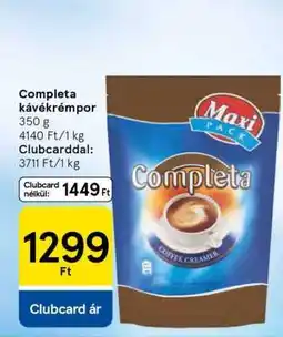 Tesco COMPLETA Kávékrémpor ajánlat