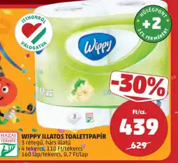 PENNY Wippy illatos toalettpapír ajánlat