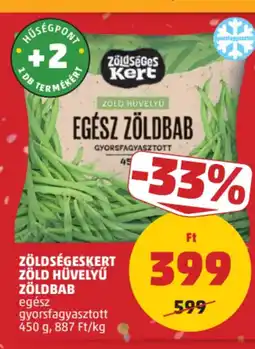 PENNY Zöldségeskert zöld hüvelyű egész zöldbab ajánlat