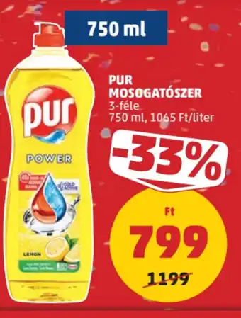 PENNY Pur mosogatószer ajánlat