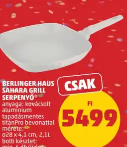 PENNY Berlinger Haus Sahara Grill Serpenyő ajánlat