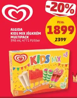 PENNY Algida Kids Mix jégkrém multipack ajánlat